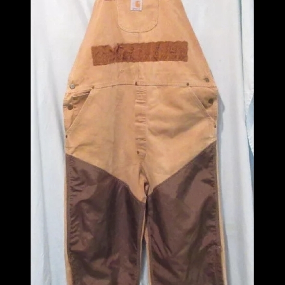 Carhartt Women's Tan and Brown Overalls